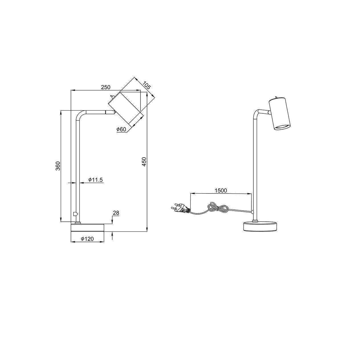Lampade: Tischleuchte, Messing,  45 cm Höhe – Nuovo (secondo la descrizione) da Kreuzlingen venduto da Smart-Light 6