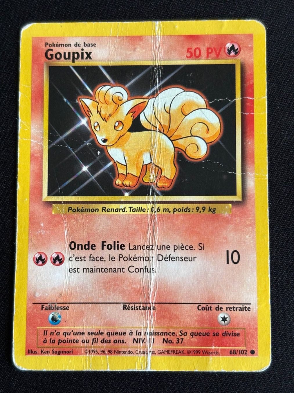Pokémon Carte collezionabili: Pokemon Goupix - Set de Base 68/102 - Français – Usato da Bern venduto da Big_GS