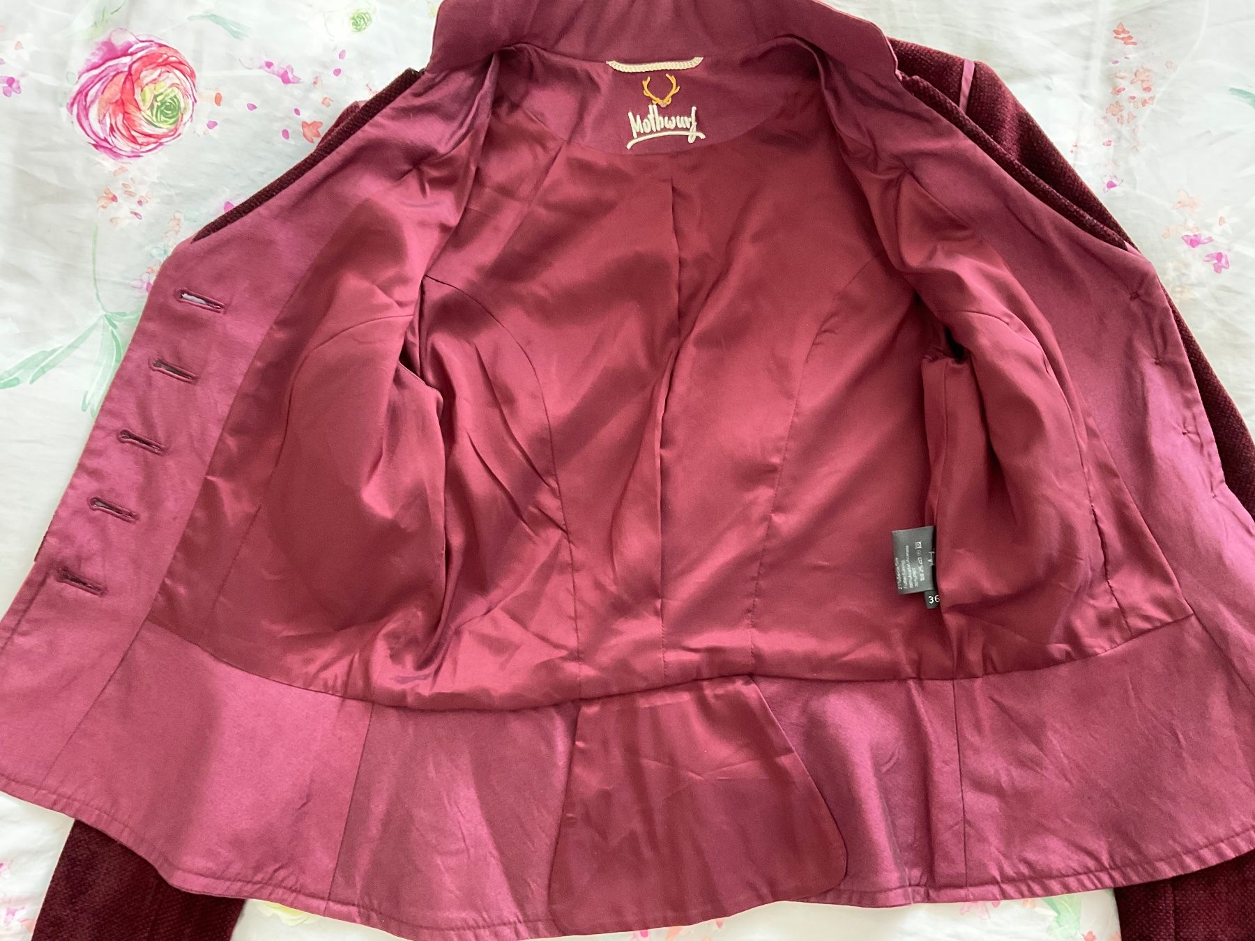 Jacken: Mothwurf edle Jacke Blazer Gr 36 Bordeaux NEU – Neu (gemäss Beschreibung) aus Urdorf von alda02 5