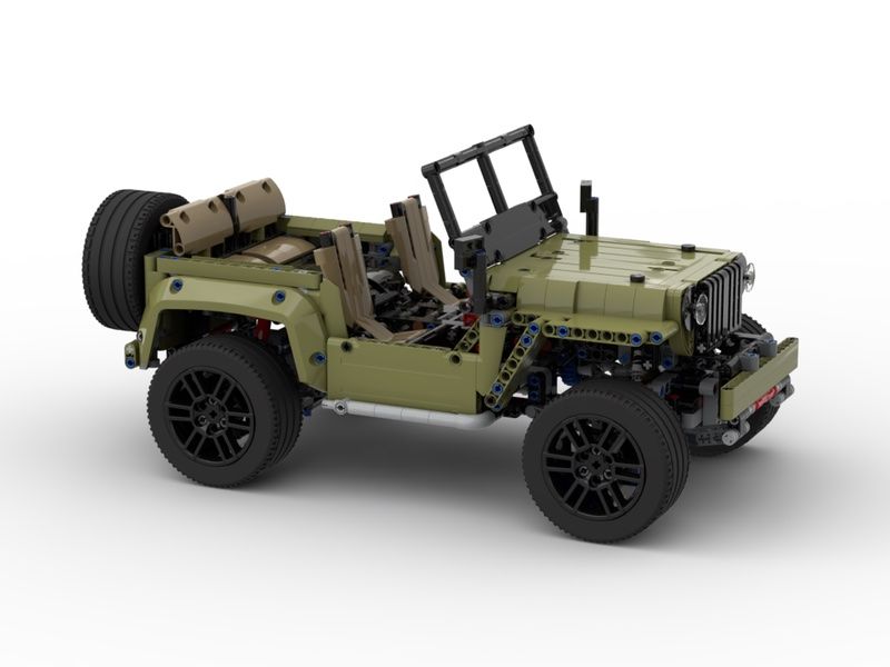 Lego Kit di costruzioni: Lego technik jeep willys moc – Usato da Airolo venduto da Bagaion99 1