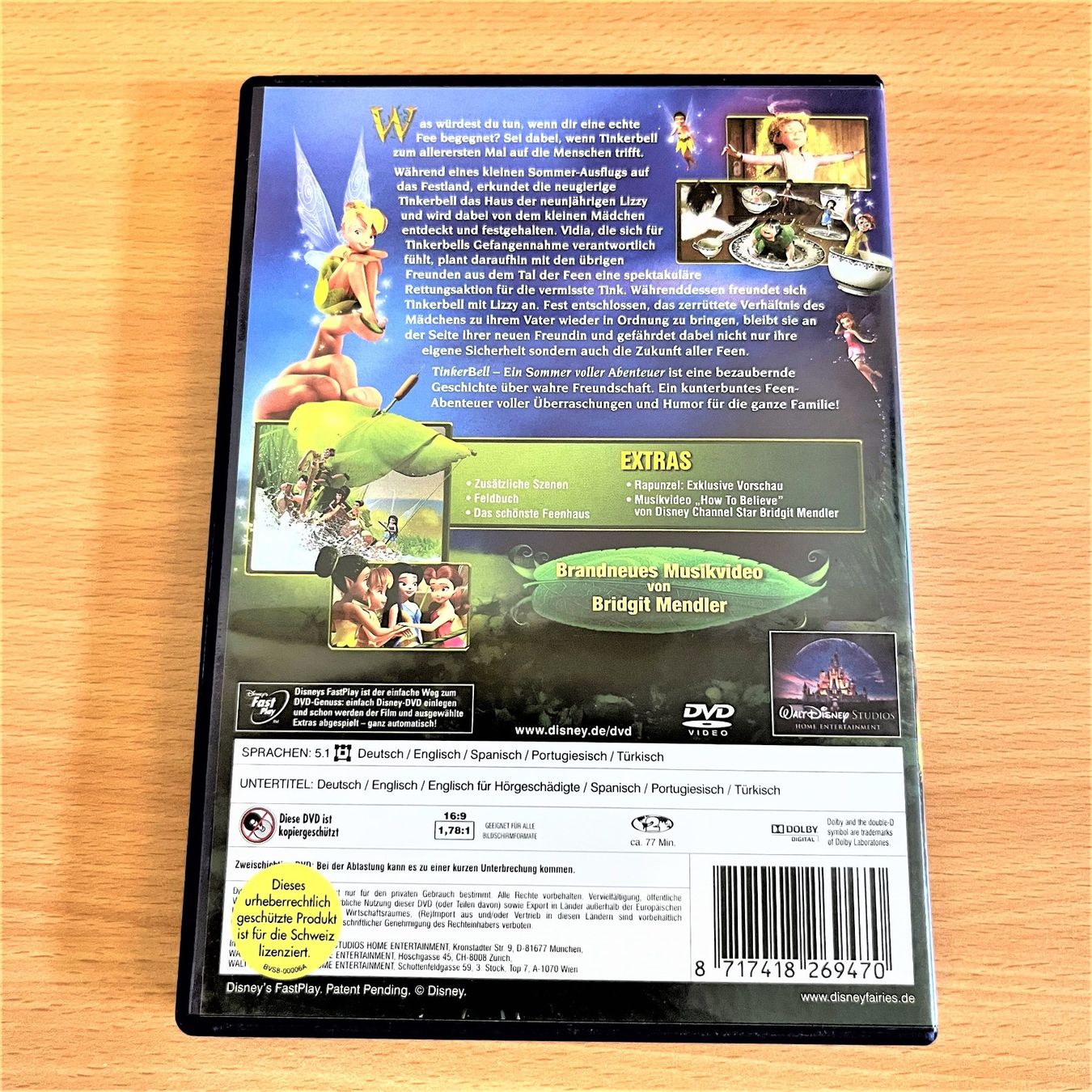 Tutti i DVDs: DVD - Tinkerbell - Ein Sommer voller Abenteuer – Usato da Amlikon-Bissegg venduto da allerlei-versand 2