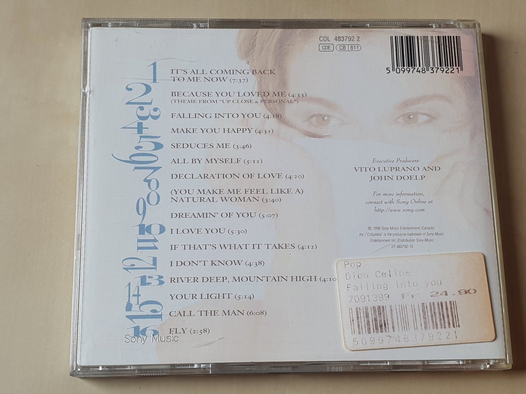 CDs: Celine Dion Falling into you – Gebraucht aus Stansstad von collectorsshop 1