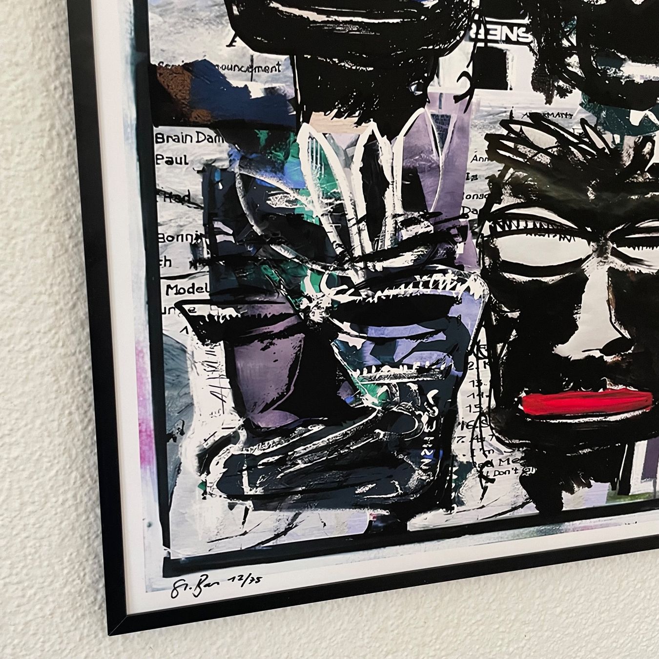 Poster & Bilder: Faces Expressionismus Moderne Kunst Bild Stefan Bammert – Neu (gemäss Beschreibung) aus St. Niklausen LU von Stefan_Bammert_Art 1