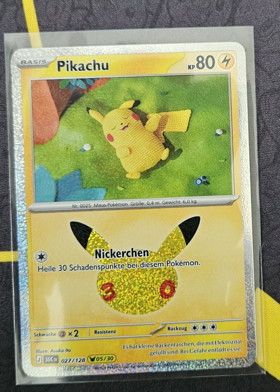 Karten: Pikachu 30th (30C 027) – Neu (gemäss Beschreibung) aus Schliern b. Köniz von Smurox