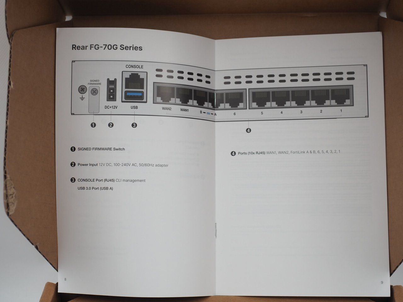 Fortinet Firewall: FORTINET FortiGate 70G Firewall  (21036) – Nuovo e nell'imballaggio originale da Zürich venduto da fundsachenverkauf 1