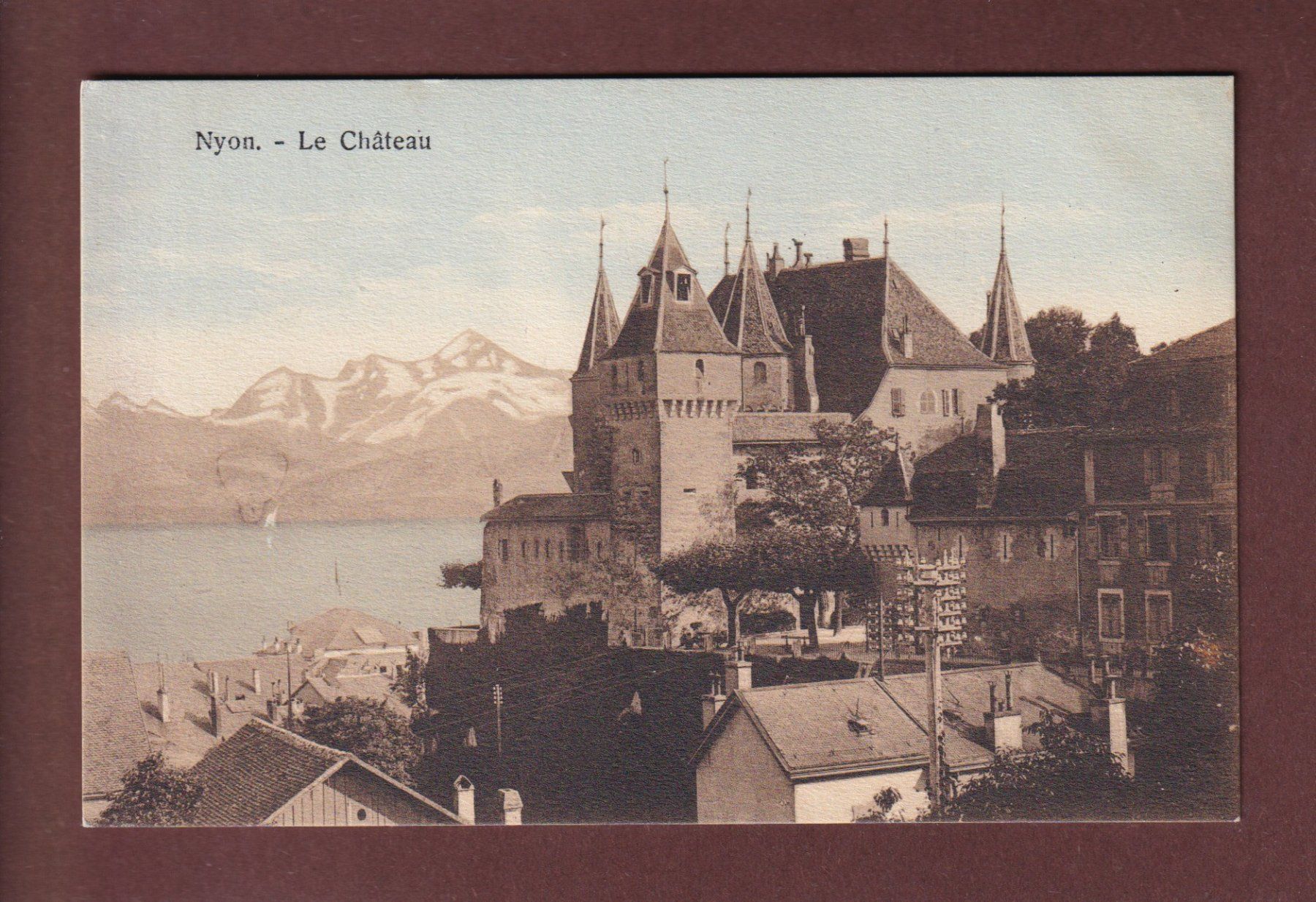 Ansichtskarten: NYON - Le Château – Gebraucht aus Pully von nicecards-shop