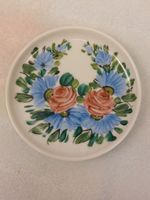 Piatto decorativo vintage, dipinto a mano "Arte B.B." Lugano