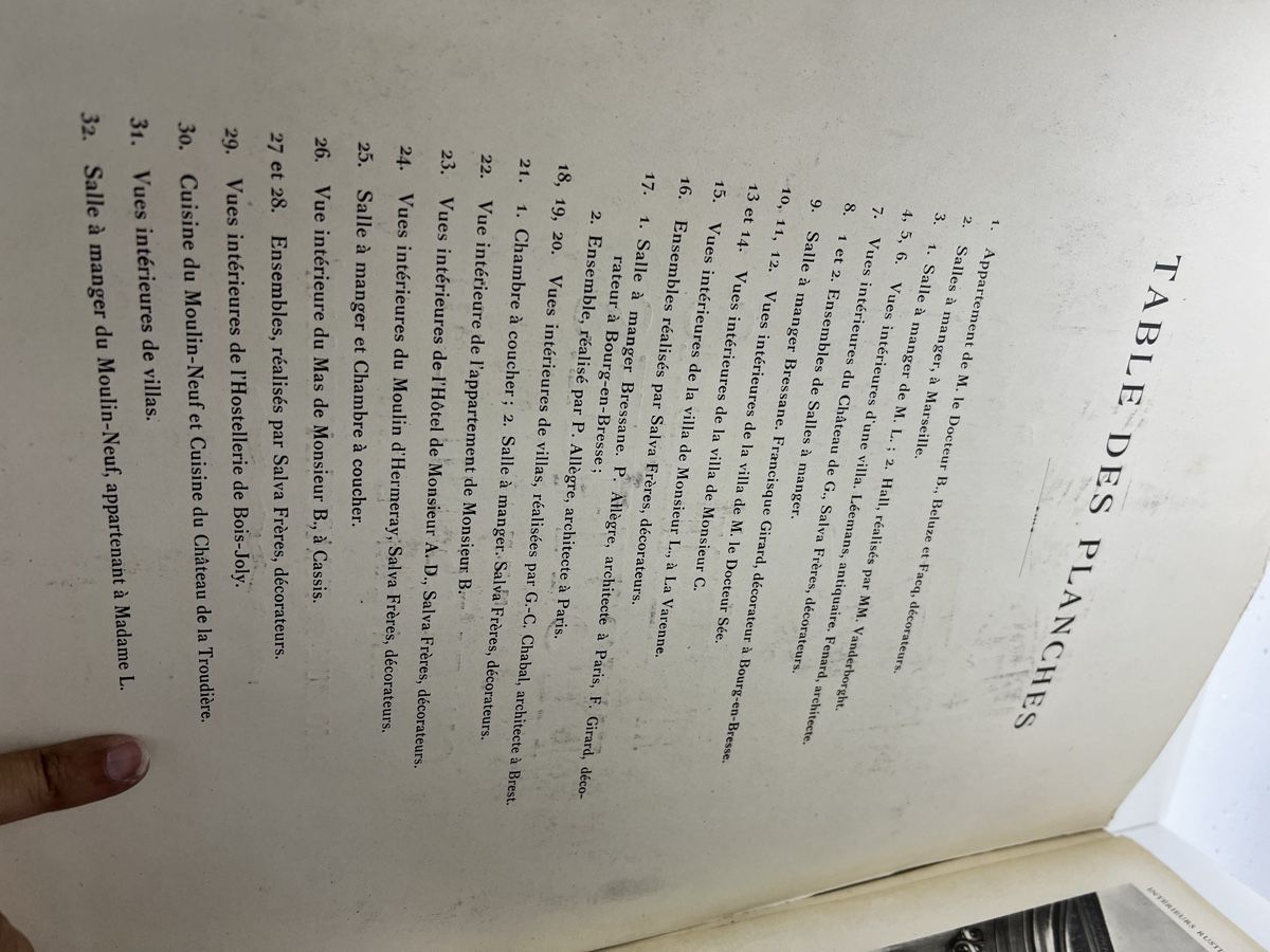 Libri: Charles Brun Interieurs Rustiques de 1920 – Usato da Wettingen venduto da NickInc 3