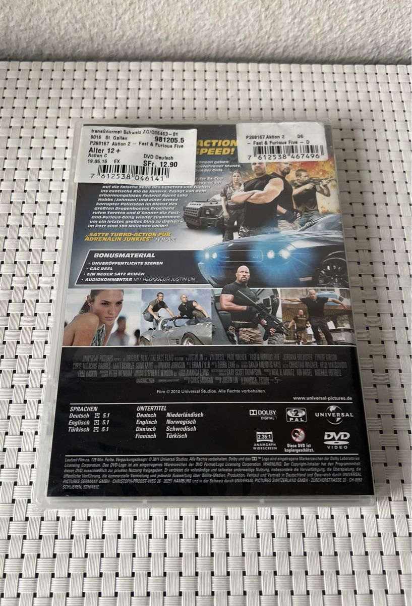 Tutti i DVDs: Fast & Furious 5 - DVD (NEU) – Nuovo e nell'imballaggio originale da Flawil venduto da NiceT 1