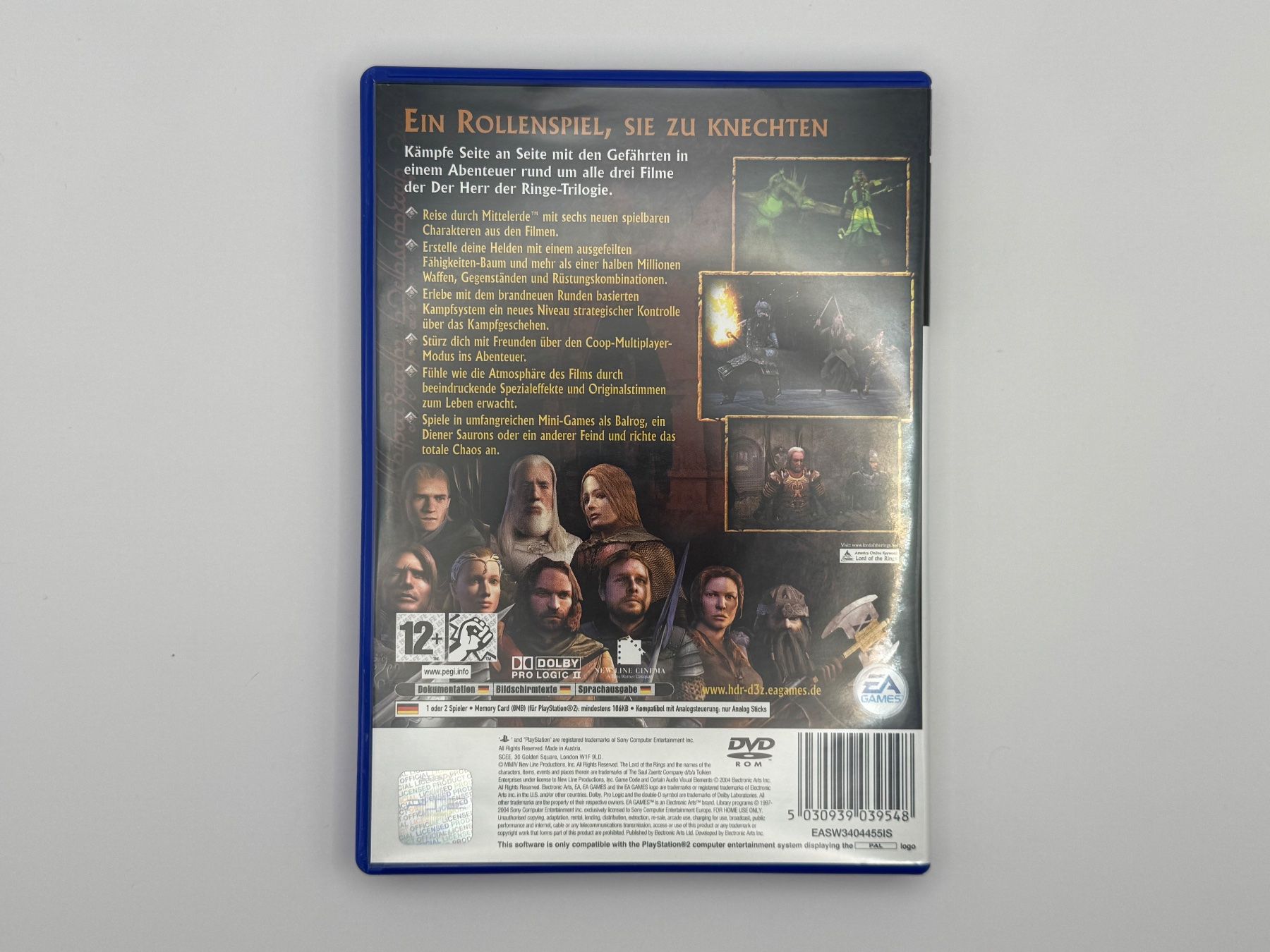 Sony Giochi: Herr der Ringe - Das dritte Zeitalter - Playstation 2 – Usato da Bettlach venduto da awi_7jcb 1