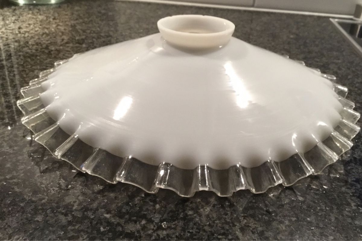 Paralumi: Jugendstil Lampenschirm Glas – Usato da Rüschlikon venduto da succes08 2