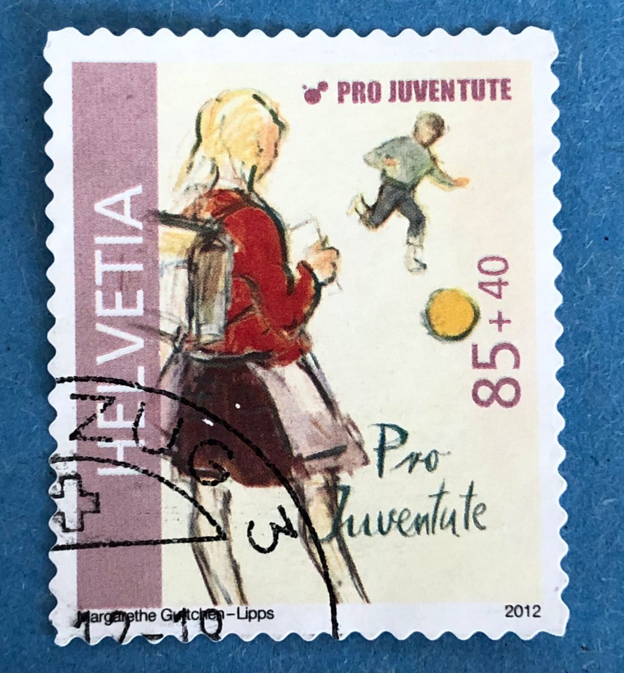 Tous les timbres: Nr.J 406A GESTEMPELT Mädchen und Knabe 2012    – D'occasion à Aarau par Billa007