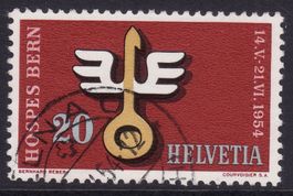 Schweiz: SBK-Nr. 317 (HOSPES Bern 1954) gestempelt