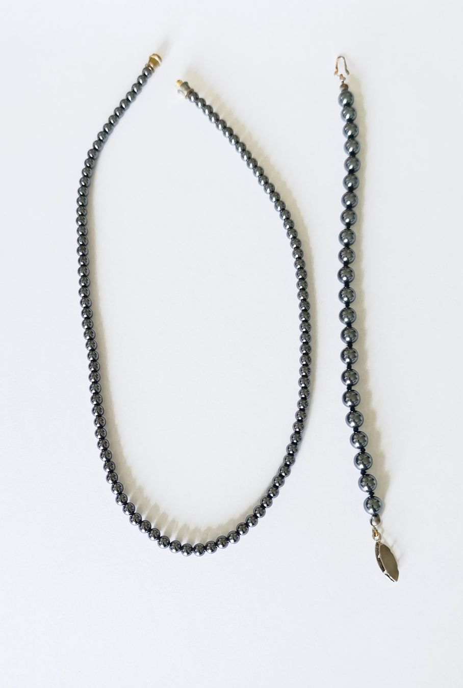 Sonstiger Schmuck: Ensemble Collier et Bracelet en Hématite – Gebraucht aus Genève von EcrinVintage 7