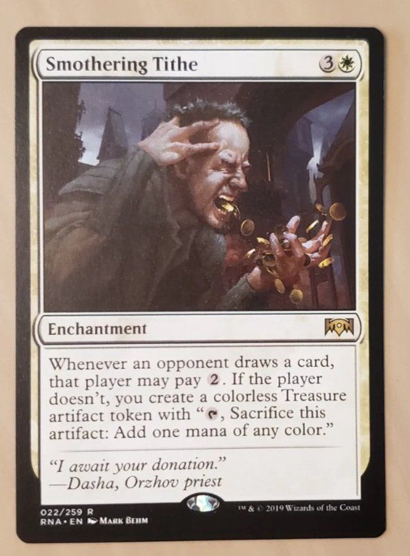 Magic The Gathering Sammelbilder & Trading cards: Smothering Tithe - MtG - EN – Gebraucht aus Bolligen von Gurkenfeld