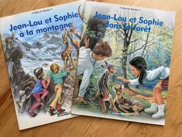 Lot de 2 livres Jean-Lou et Sophie, Marcel Marlier, Caste...