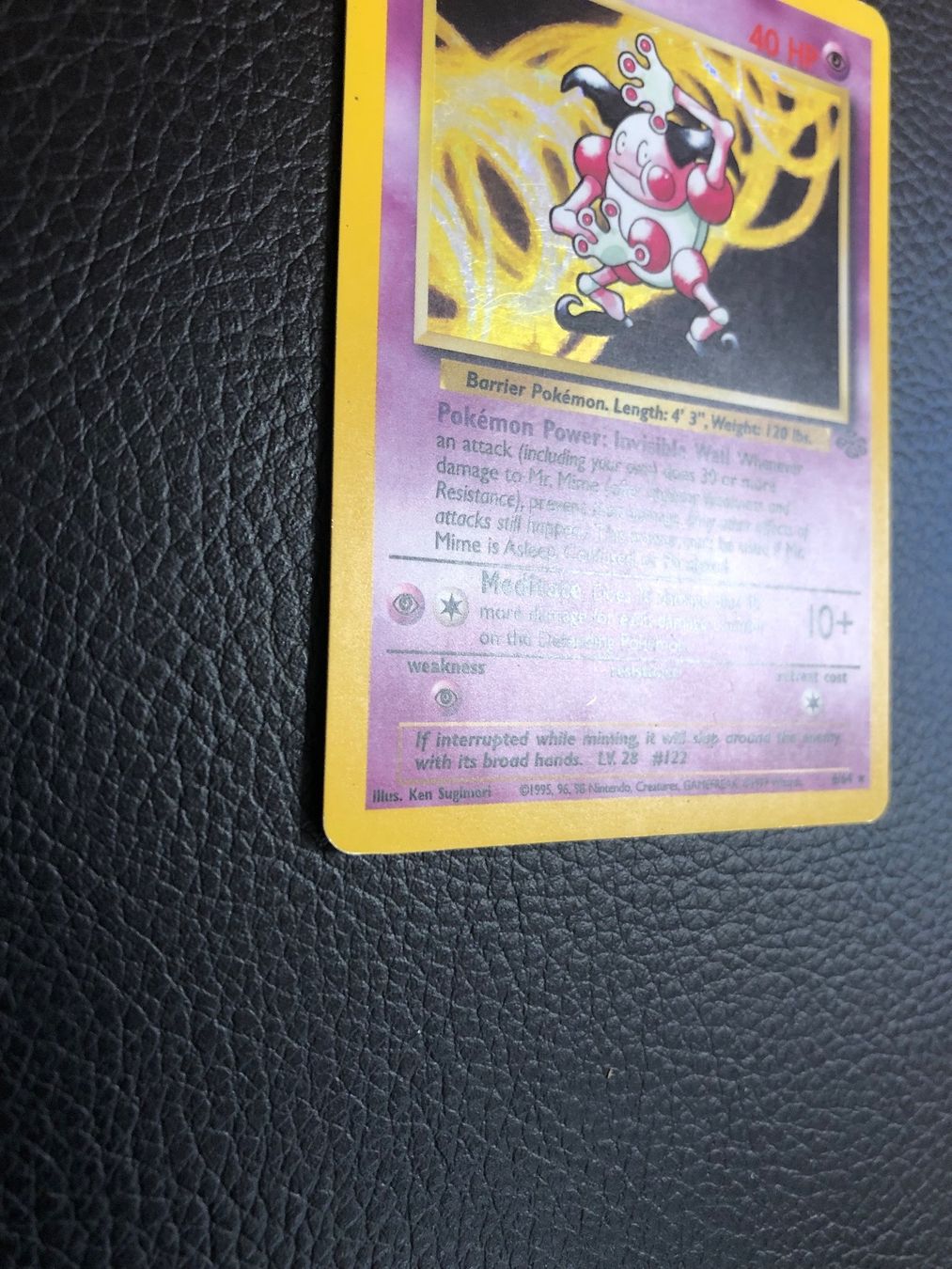 Pokémon Sammelbilder & Trading cards: Jungle Mr. Mime Holo 6/64 Ab 1 – Gebraucht aus Paradiso von  1
