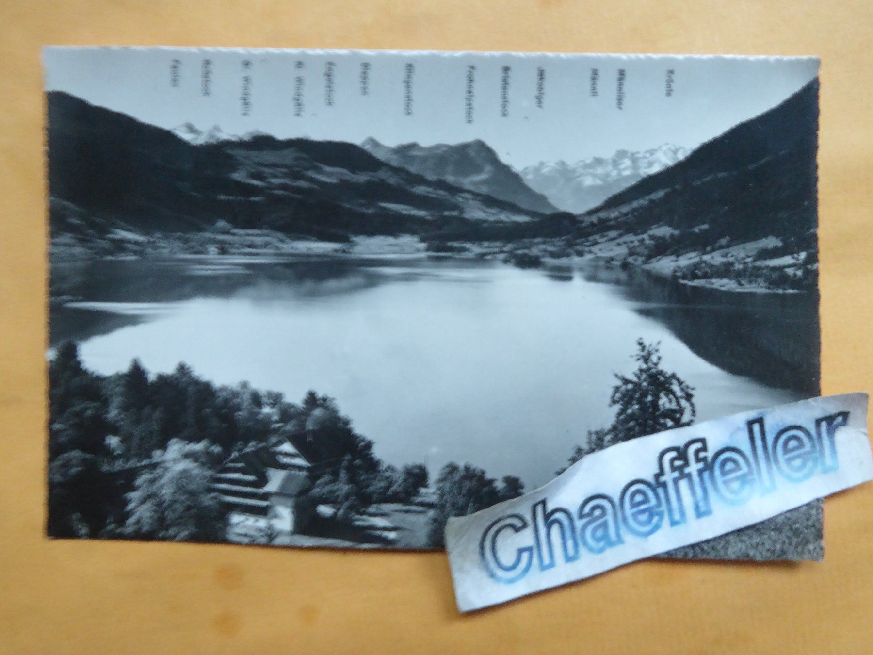 Cartoline postali: 1951 Ägerisee mit den Alpen – Usato da Zürich venduto da Chaeffeler