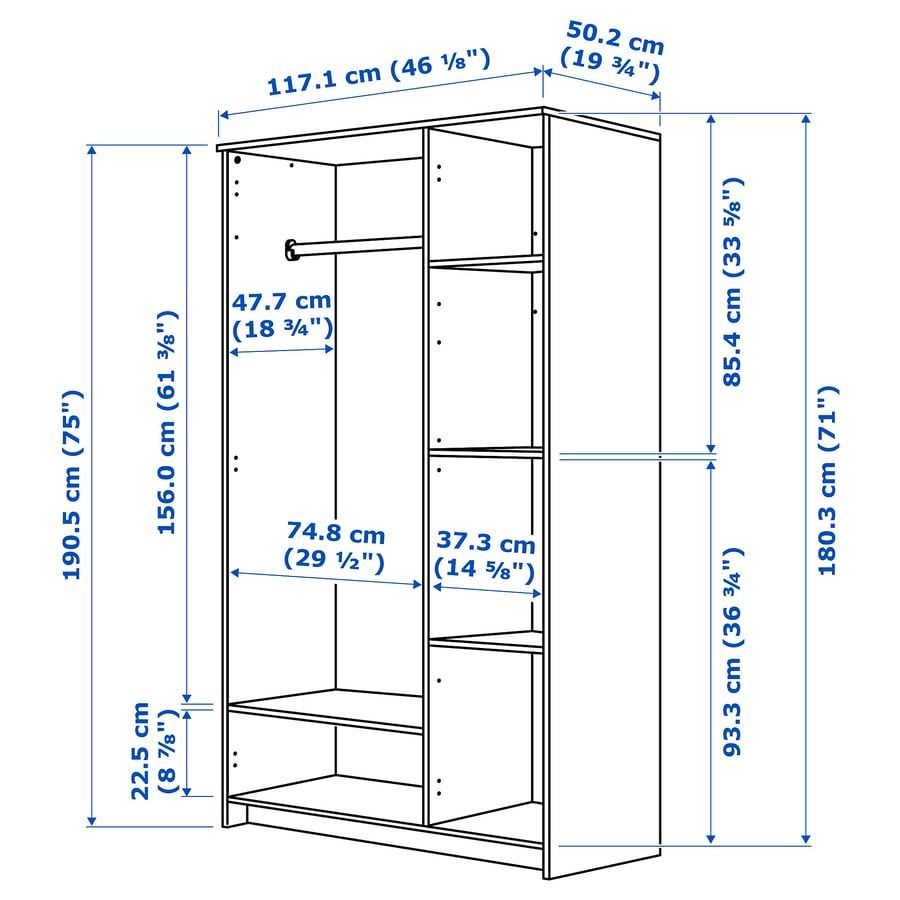 Schränke: Kleiderschrank von  Ikea 1 Stück – Neu (gemäss Beschreibung) aus Reinach AG von gin_kdm8 2