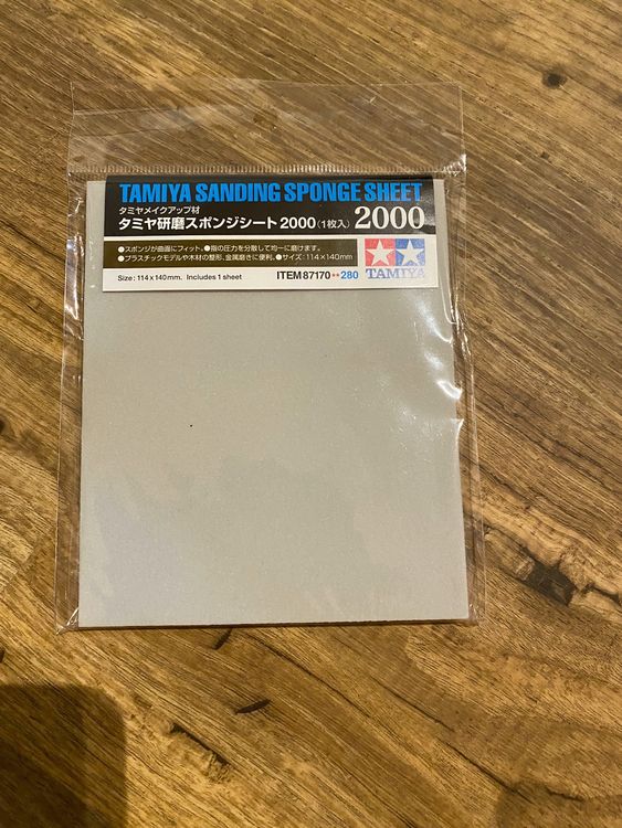 TAMIYA SANDING SPONGE SHEET 2000 Kaufen auf Ricardo