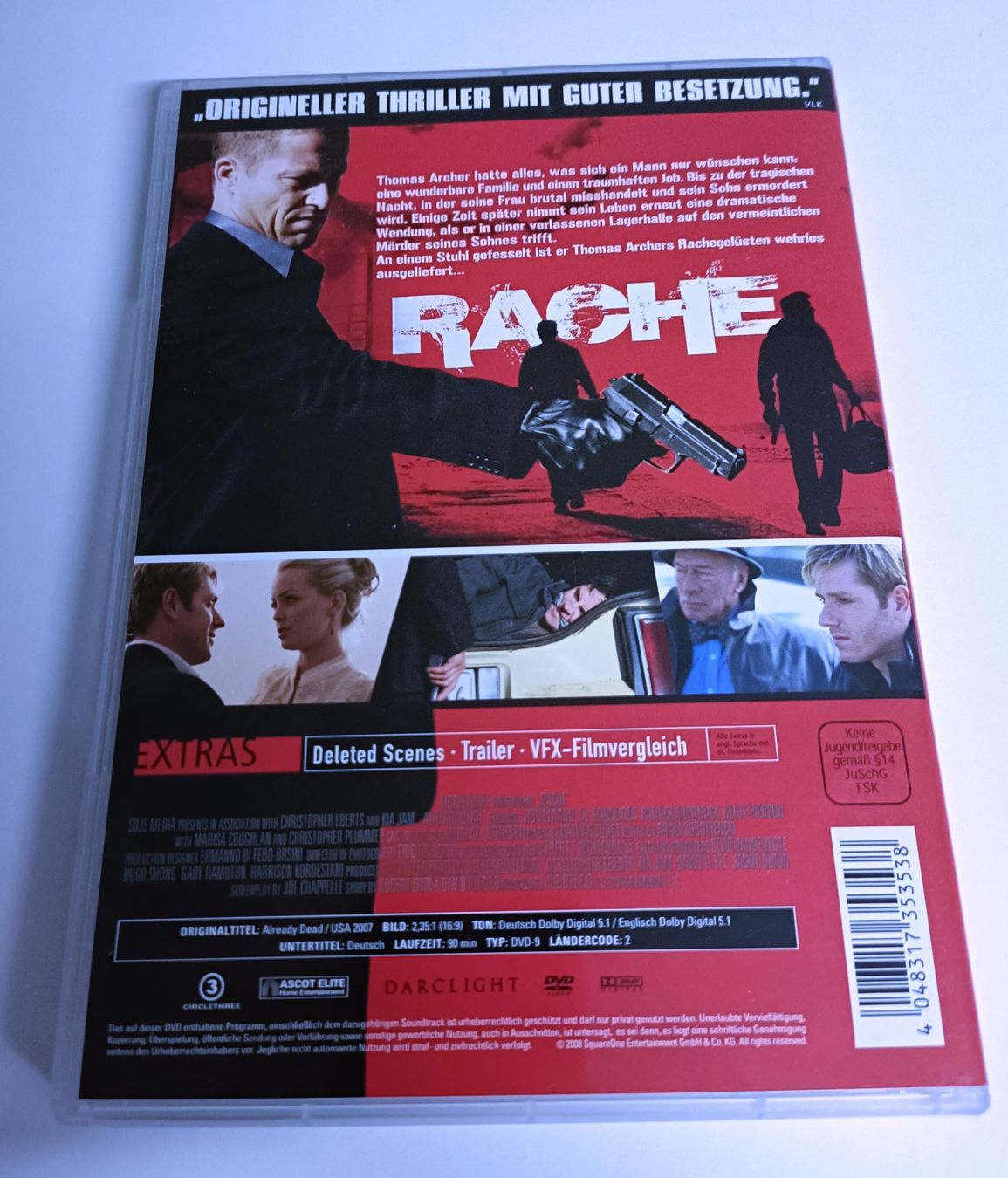 Alle DVDs: RACHE (Til Schweiger, Ron Eldard, Christopher Plummer) – Gebraucht aus Köniz von Movieportal007 1