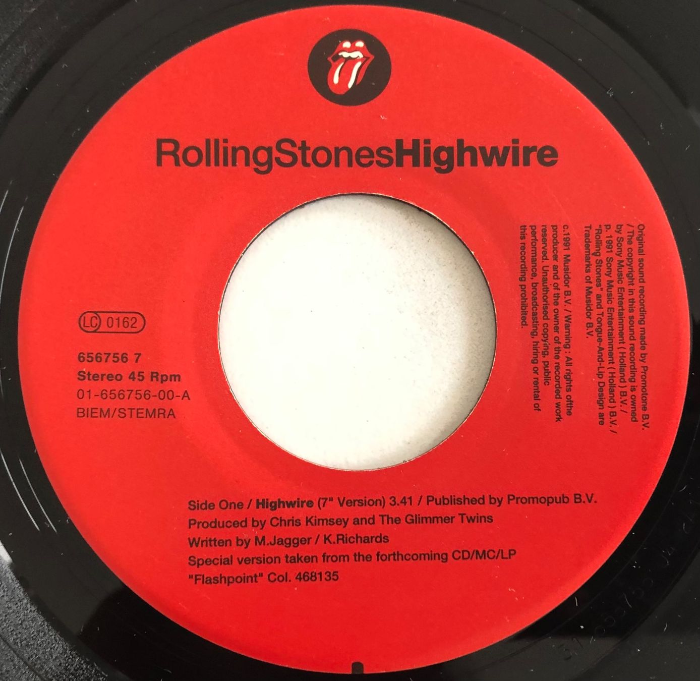 Vinyles: THE ROLLING STONES - HIGHWIRE – D'occasion à Poliez-Pittet par Newtown-Records 2