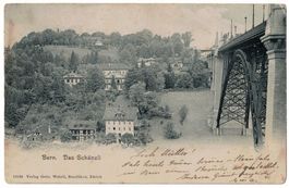 Bern, das Schänzli, Lichtbild, gelaufen 1906