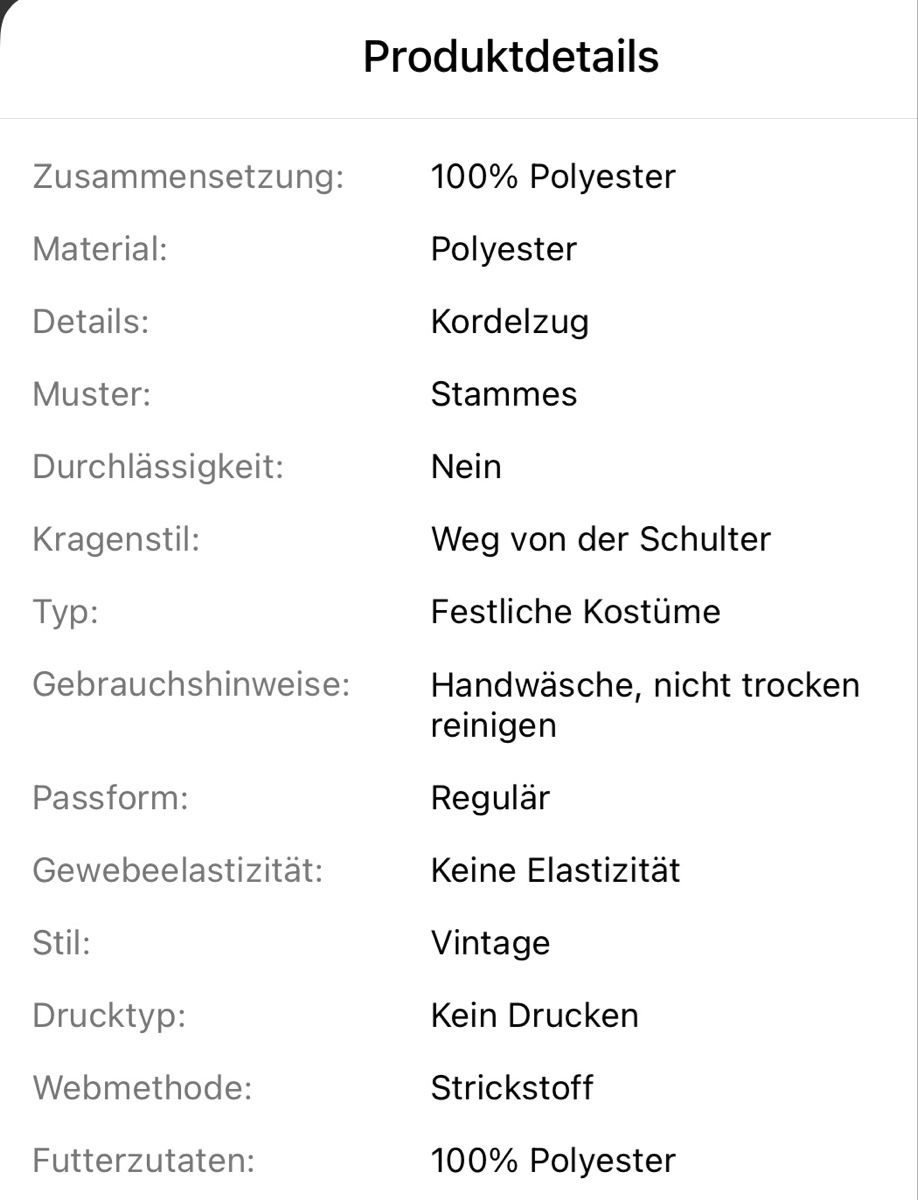 Costumi: Bayerisches Dirndl Rot Grösse M Neu – Nuovo e nell'imballaggio originale da Au ZH venduto da Jaggy4 5