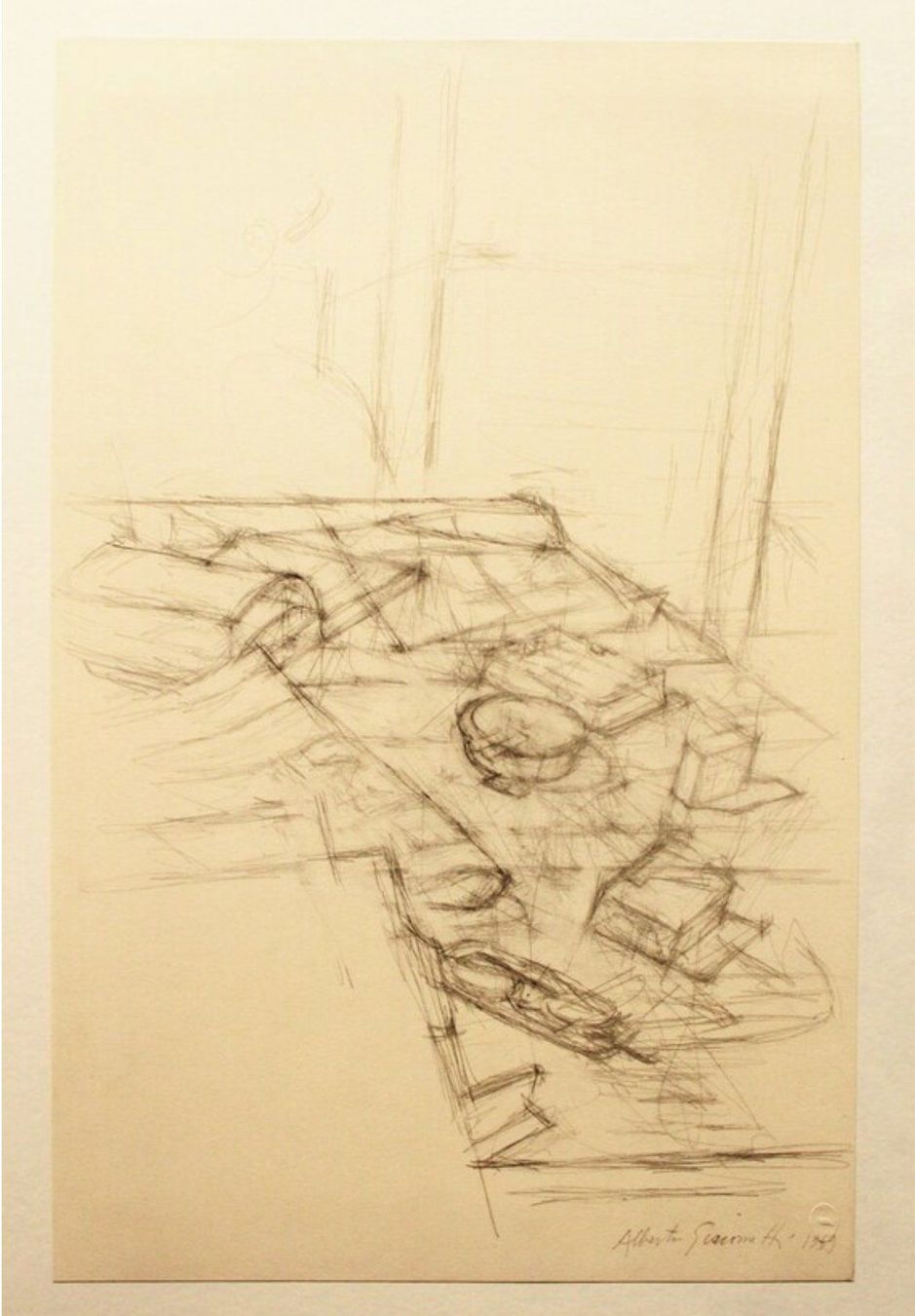 Arts picturaux & lithographies: Alberto Giacometti, Vintage Lithographie – D'occasion à Ponte Tresa par 11GalleriaAlterEgo11 4