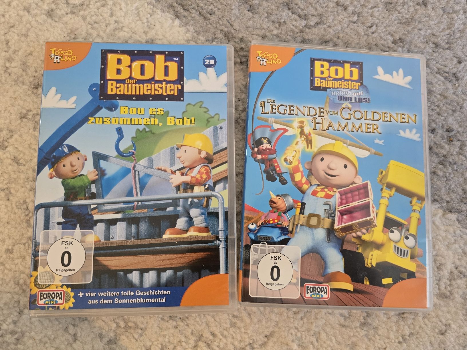 Tutti i DVDs: 2x DVDs Bob der Baumeister – Usato da Unterentfelden venduto da Panda-87