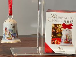 Weihnachtsglocke aus Porzellan von Hutschenreuther 2002