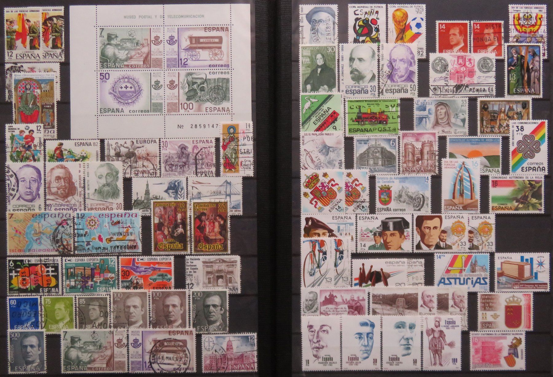 Tutti i francobolli: Spanien Riesensammlung 1851-2011, 3'150 verschiedene, 2000 E – Usato da Vaduz venduto da muro100 6