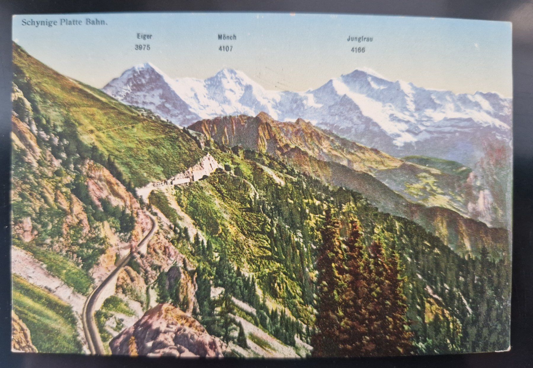 Cartoline postali: Rar Schynige Platte Bahn, Eiger, 1926 – Nuovo (secondo la descrizione) da Melchnau venduto da Fishel