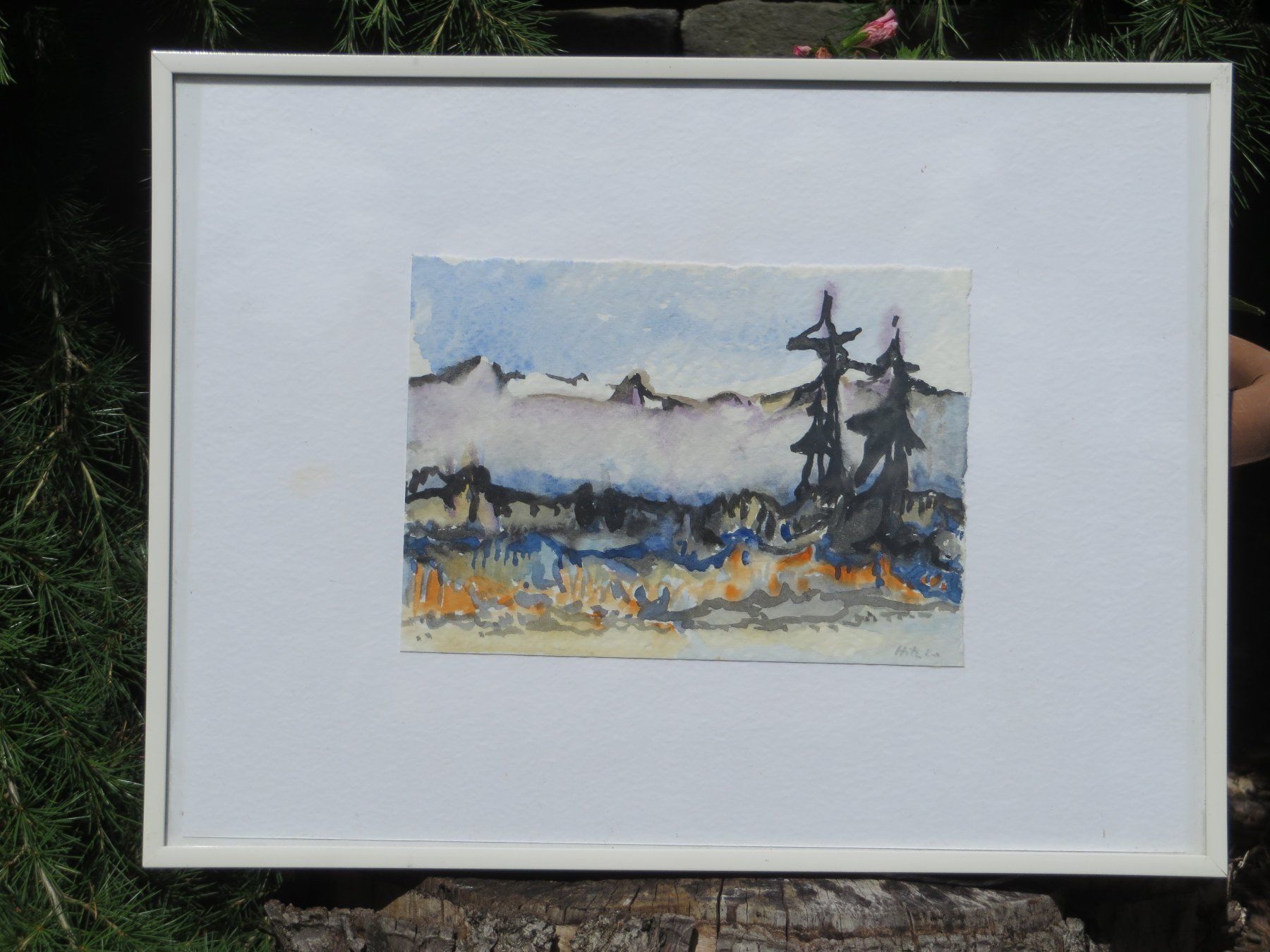 Dipinti: Leo Hitz 1918-2017   7 originale Aquarell gerahmt – Usato da Bad Ragaz venduto da FutureZ 6