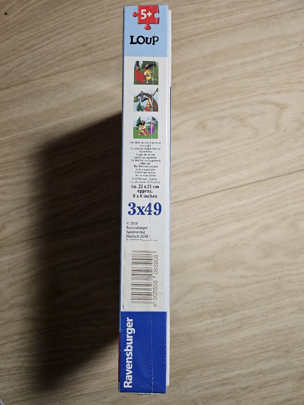 Ravensburger Puzzle: Puzzle Loup Ravensburger 3x49 pièces 5+ – Nuovo e nell'imballaggio originale da La Joux FR venduto da car_ck96 3
