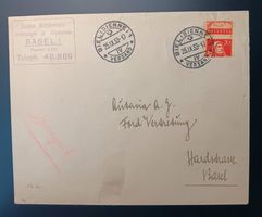 GESCHÄFTS - EXPRESS BRIEF BIEL - BASEL 1933