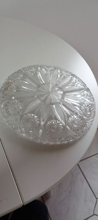 Servierplatten: Elegante Kristallschale, Made in W. Germany, Anna Hurte – Gebraucht aus Buttikon SZ von MH1976 2
