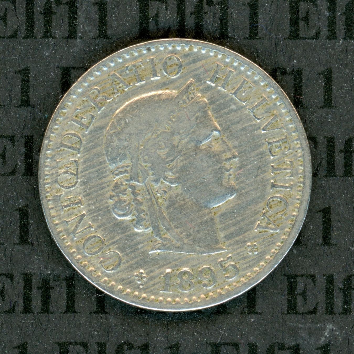 Tutti le monete: CHF___0.10 1895 ss 10 Rappen – Usato da Widnau venduto da Elf11