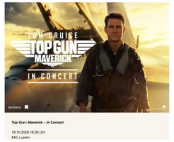 Top Gun: Maverick – In Concert | KKL Luzern | 18.10.2026 | K