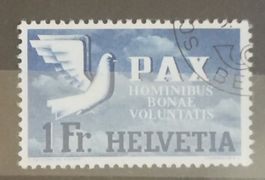 3208C) 270, PAX Friedenstaube, ET Eckstempel Kt. 100.- / LP