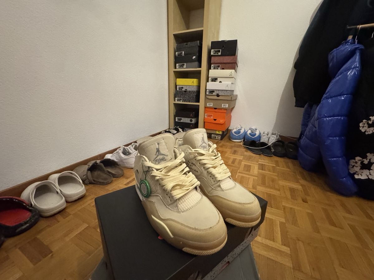 Herrenschuhe: Baskets Jordan 4 Off-White Cream Taille 43 – Neu (gemäss Beschreibung) aus La Chaux-de-Fonds von alh_25vl 1