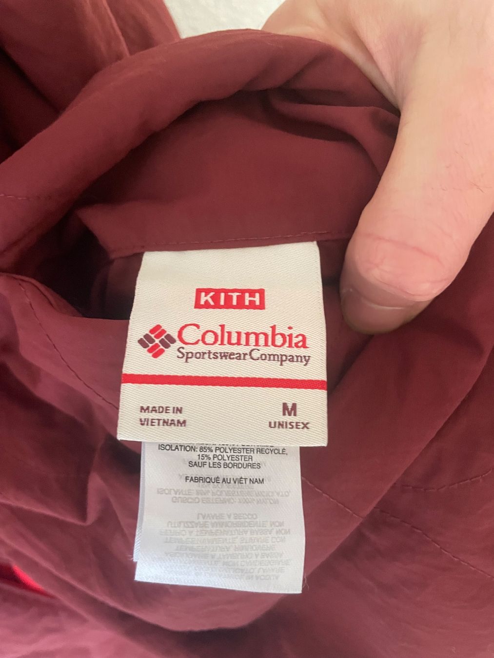 Giacche: Veste duvet reversible Colombia x KITH Bordeaux/Patchwork – Nuovo (secondo la descrizione) da Lausanne venduto da amaury.h 4