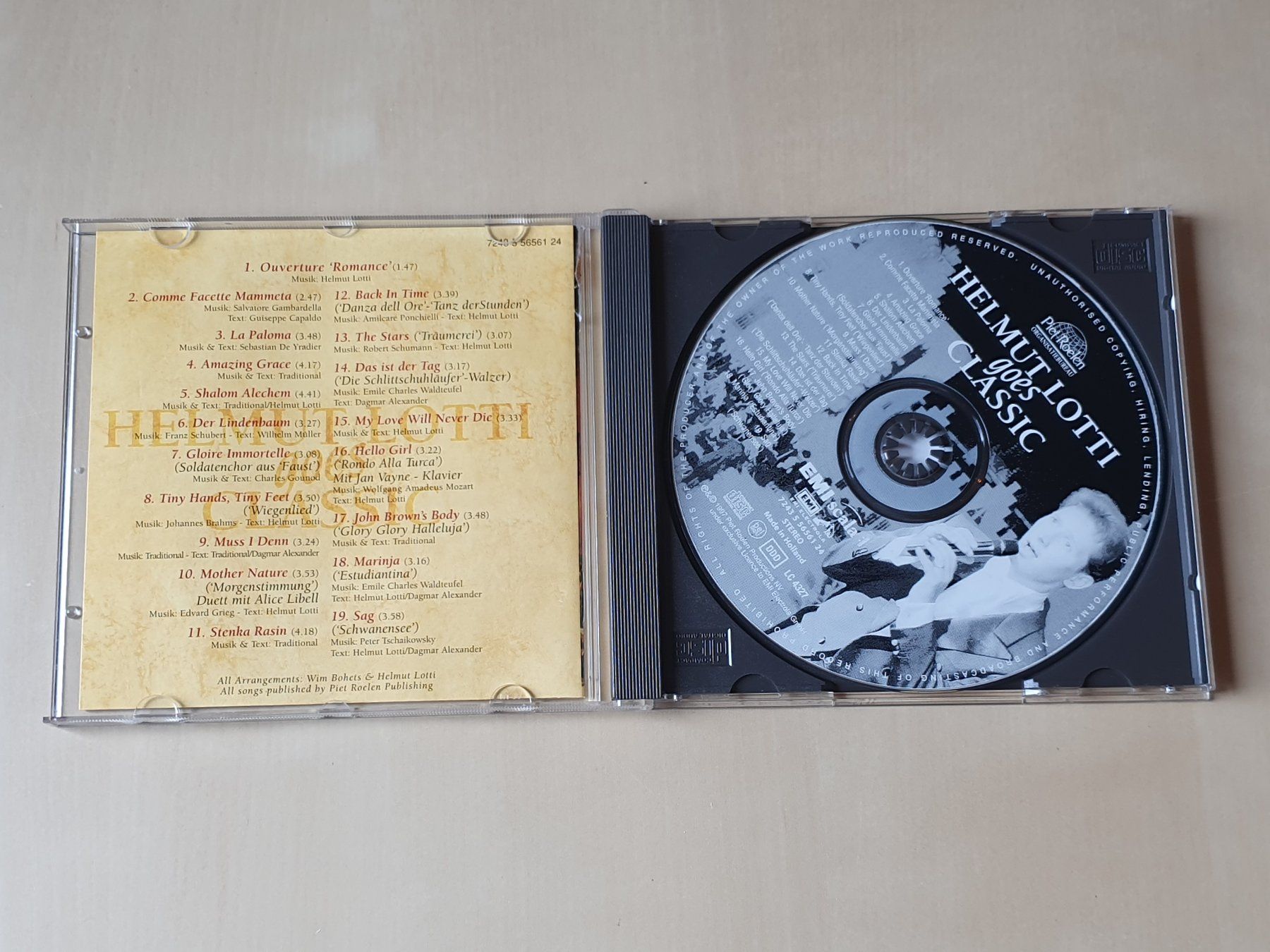CD: Helmut Lotti goes Classic – Usato da Stansstad venduto da collectorsshop 2
