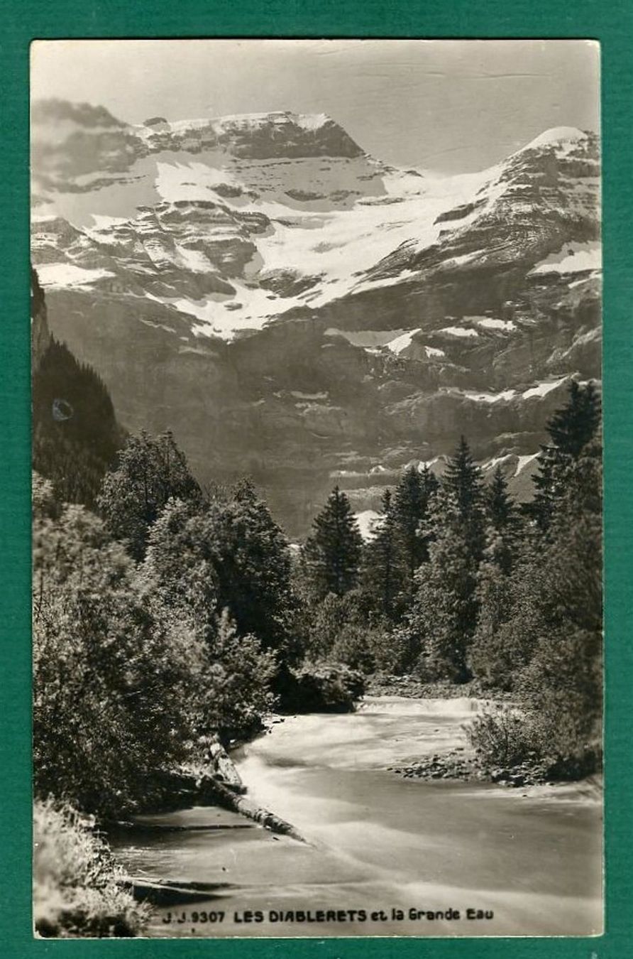 Cartoline postali: Les Diablerets et la Grande Eau, ungelaufen – Usato da Sargans venduto da Hausi1951