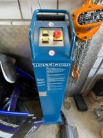 Scherenhubbühne Nussbaum blau funktionsfähig gebraucht