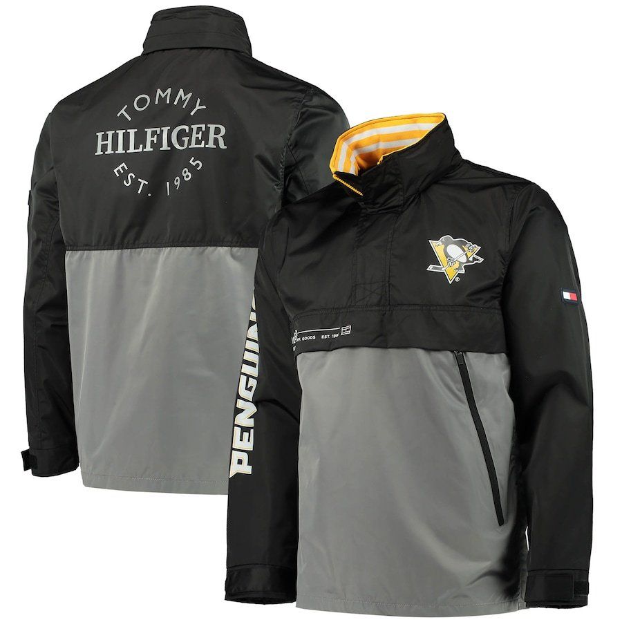Tommy Hilfiger Jacken: Tommy Hilfiger Pittsburgh Penguins Anorak – Neu und originalverpackt aus Effretikon von American_Sportswear