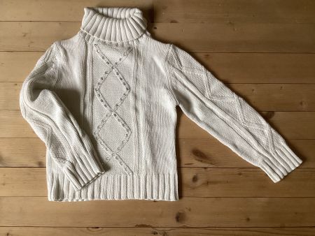 Baumwoll - Pulli mit Rollkragen, Grösse 110
