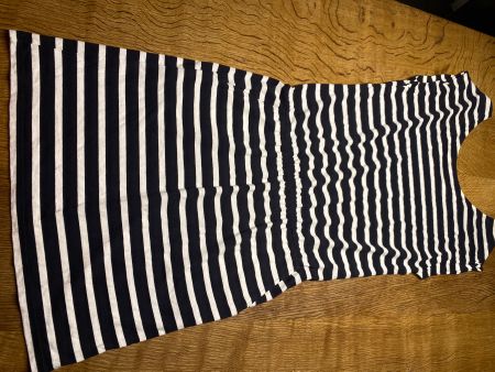 COMMA KLEID GR.38/M blau/weiss gestreift  maritim