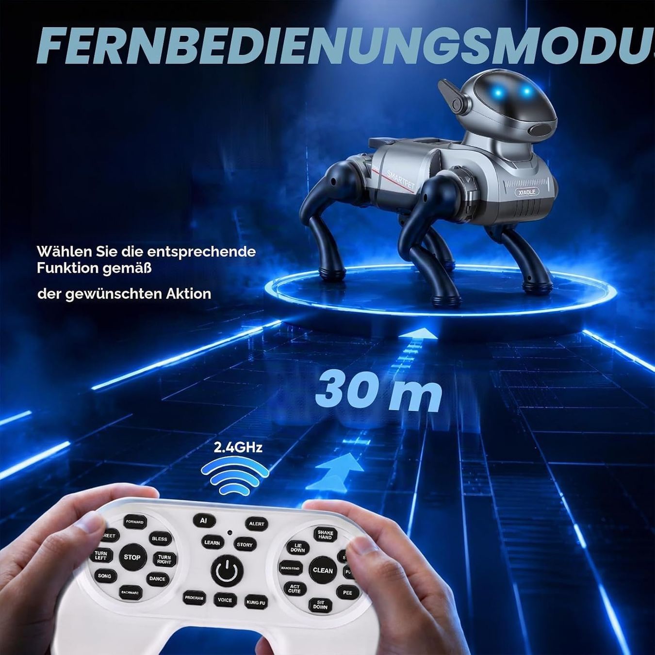 Jouets: Roboter Hund ferngesteuert programmierbar Spielzeug Kinder – Neuf avec emballage d'origine à Wittenbach par VELARO 1