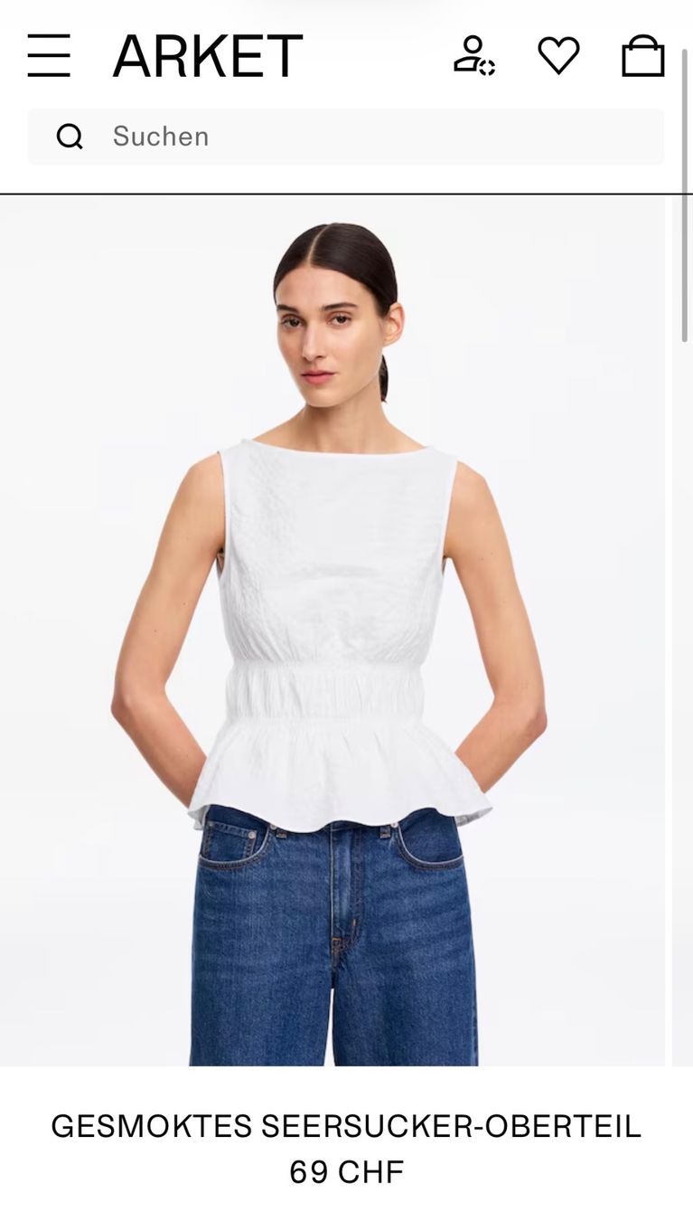 Arket Top: Arket sleeveless Top NEW (S) – Nuovo e nell'imballaggio originale da Zürich venduto da Kinga_R 2